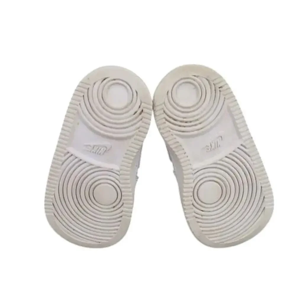 Nike Shoes Baby 4 Sneaker Son Of Force Toddler Basketball Perforated White Strap - Picture 10 of 12